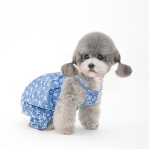 강아지 몸빼 몸빼바지 호박바지 나시 올인원 촌캉스룩 옷애견