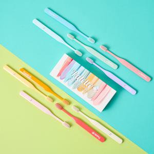 AR이중 미세모 부드러운 무지개 팔레트 소프트 칫솔 10개입