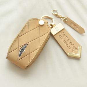 제네시스 GV60 GV70 GV80 쿠페 키케이스 자동차 스마트 키홀더 가죽