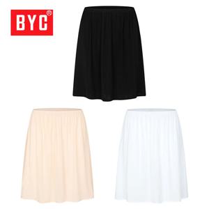 BYC 인견속치마 여성 여름 실크 원피스 치마슬립 빅사이즈속치마 비침방지