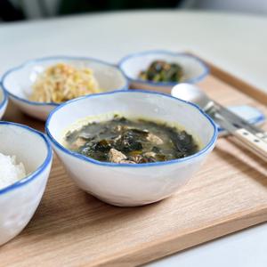 팔레트 블루라인 도자기 테이블웨어 대접