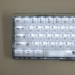 안개 매트 반투명 한글각인 체리키캡 CHERRY PC LED투과 기계식 키보드 독거미 키캡