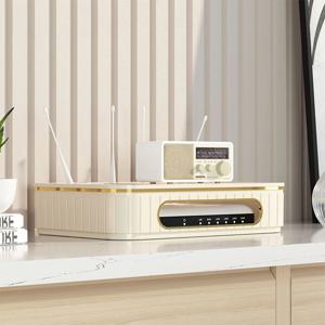 셋톱박스 1단 정리함 공유기 와이파이 보관함