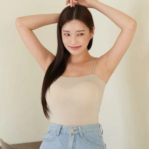 디테일 모달 데일리 투명끈 여성 브라 캡나시 4colors