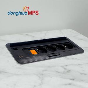 MPS 신형 멀티탭 4구 1USB 안전커버포함 홈카페 설치 멀티 전원선 안전 매립형콘센트