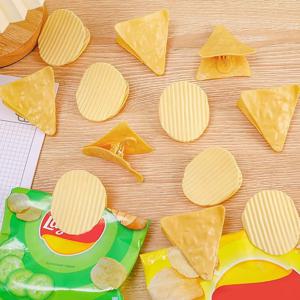 디자인 다용도 집게 메모 클립 봉지집게 과자집게 봉지 밀폐 밀봉클립 밀봉집게 - 감자칩
