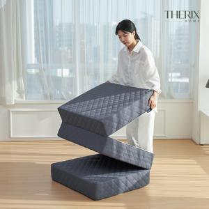 3단 접이식 매트리스 6cm 10cm 15cm 원룸 바닥 단단한 수면매트 (MS/SS/Q)