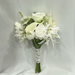 카라 조화 꽃 다발 부케 셀프웨딩 브라이덜샤워