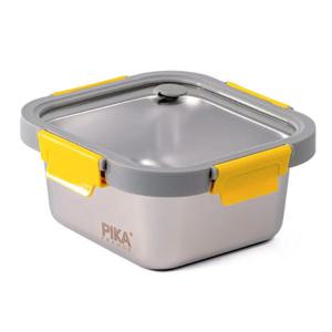 전자렌지용 피카 메탈쇼크 스텐밀폐용기 600ml 정사각 밀폐 찬통 PIKA 스텐용기