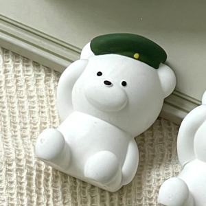 관물대 부착 차량용 방향제 송풍구 클립 곰신 여친 군인 남친 선물 충성곰