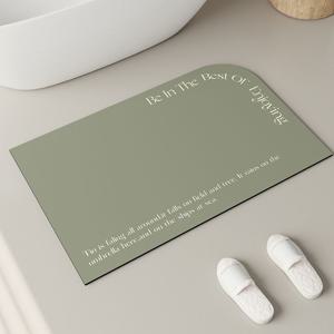 어텀뮤트 워셔블 소프트 규조토 욕실 발매트 4color