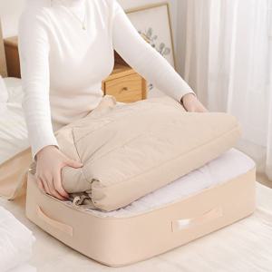 재고정리 원가판매! 새틴 압축 수납함 이불용 파우치 특대형 2size/4color