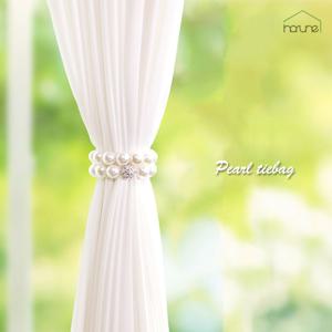 진주 장식 마그네틱 타이백 자석커텐끈 후사고리 1P