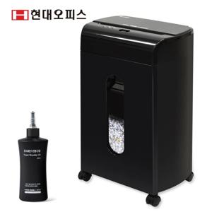 현대오피스 자동급지 문서세단기 PK-110AF 최대110매 21L 파쇄기 세단기오일증정