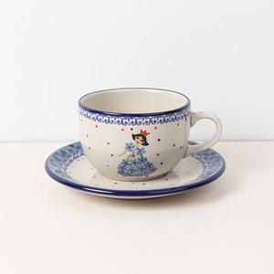 폴란드그릇 세라미카 b/f 커피잔세트 1923
