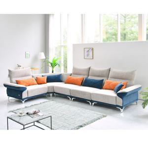 베르디 8인용 아쿠아클린 신소재 조야원단 모듈형 패브릭소파 대형소파(코너형/일자형)