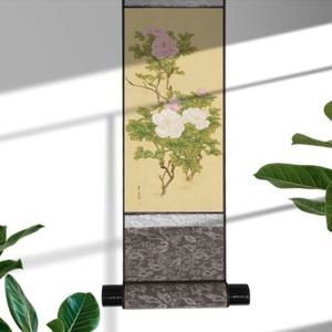 돈 들어오는 그림 목단꽃 모란꽃 목단 모란 그림 목단화 일러스트 족자 개업선물 풍수 액자