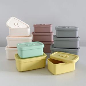 실리콘 스팀홀 전자레인지 밀폐용기 550ml 냉동밥 과일 국 소분 도시락