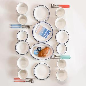 뉴욕 킹스인 4인 그릇 한식 식기 신혼그릇 세트 4colors