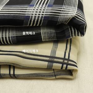 쉬폰원단 체크천 시원한 여름천