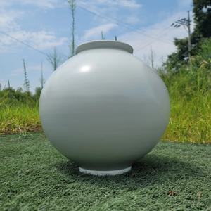 대형 백자 달항아리 무광 도자기 물레 핸드메이드 복단지 48cm