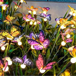 나비 LED 태양열 태양광 정원등 전등 야외조명