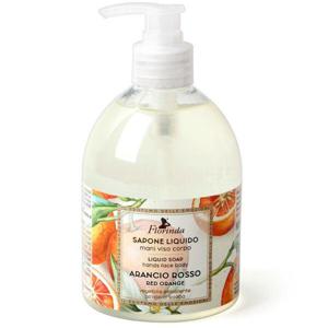 이태리 플로린다 물비누 500ml 액상비누 페이스 바디 리퀴드 솝 (레드오렌지)