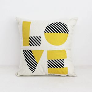 러프 소파 쿠션커버 45x45 옐로우포커스 A 침실 거실 쇼파 등받이 감성 소품 인테리어