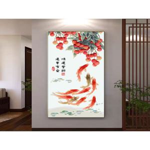 [해외]대형 DIY명화그리기 쉬운그림 색칠하기 유화그리기세트 7종구성품 구어도 70x140