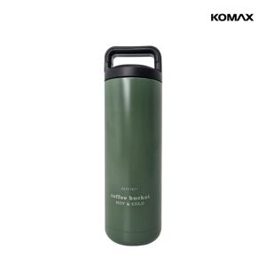 코멕스 그린 손잡이 스텐 보온보냉병 540ml 텀블러 물통 물병