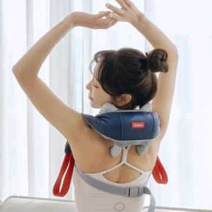 멜킨 목 어깨 마사지기 무선 기계 등 허리 지압기 승모근 마사지 부모님선물 엘프리 안마기