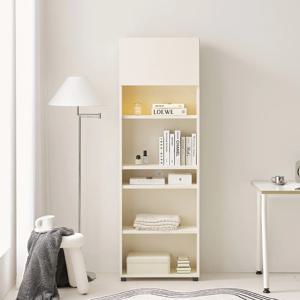 에듀S E0자재 공부방 LED 학생 책장 6단 600