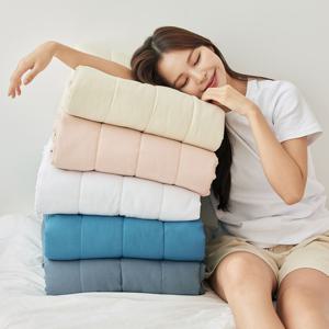 사계절 먼지없는 뚱뚱푹신 패밀리 스프레드 매트 침대패드 고정밴드 SS/Q