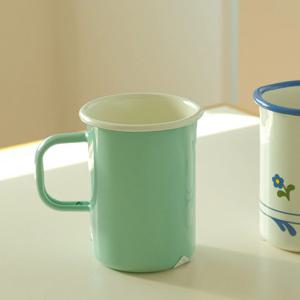 밀크포트 500ml 민트도트