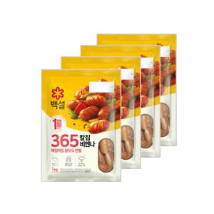 백설 365 칼집비엔나 1kg*4개