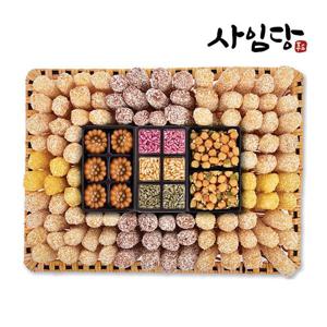 사임당한과 프리미엄 전통한과 한아름 바구니 (2단)
