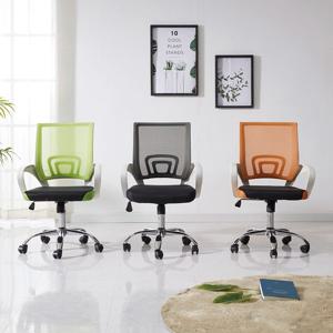 메쉬의자 사무용의자 학생의자 화이트프레임(2colors)