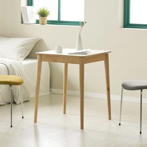 리에브 원목 HPM 화이트 카페 사각 식탁 테이블 600