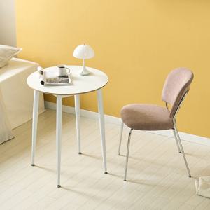 브리에 화이트 HPM 카페 원형 식탁 테이블 600