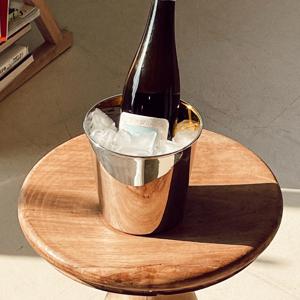 스테인리스 와인칠러 샴페인쿨러 아이스버킷 얼음바스켓 (얼음집게포함)