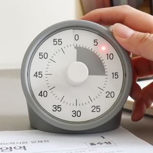 티엠포 무소음 구글60분 타이머 뽀모도로 쿠킹 키친 수험생 공부 알람 시계_라운드