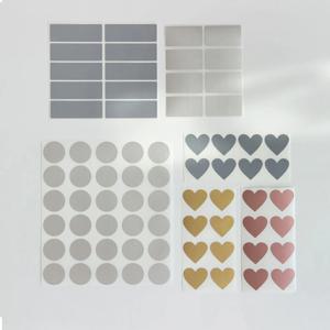 긁는 스크래치 복권 만들기 스티커 6종 이벤트 쿠폰 카드 DIY (사각)