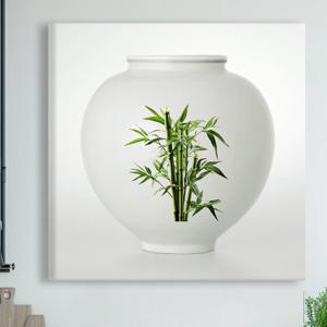 다나무 달항아리 그림 캔버스액자 도자기 한옥 거실 카페 풍수 사군자 인테리어 액자