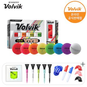 뉴 비비드 FOUCS 3피스 컬러 골프공 골프볼