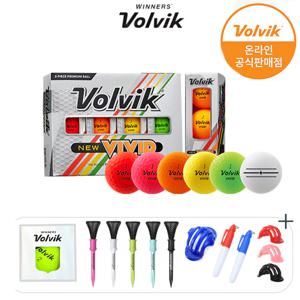비비드 포커스 라인 3피스 골프공 골프볼