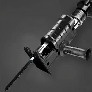 스위스리볼트 전기톱변환기 헤드 전기 드릴 직소기 어댑터 변환 전기 드릴 헤드 + 톱날 3개