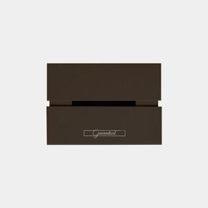 게런티드 거실소품 고급 티슈케이스 브라운