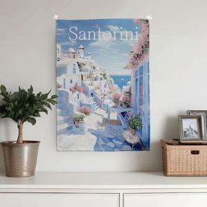 산토리니(Santorini) 패브릭포스터