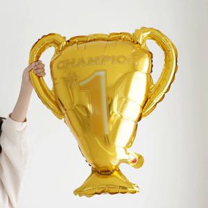 월드컵 챔피언 우승 트로피 호일 풍선 아들 생일파티 이벤트