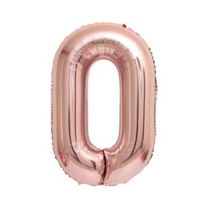 1m 숫자 호일 풍선 로즈골드 0 생일이벤트 숫자풍선 40인치
